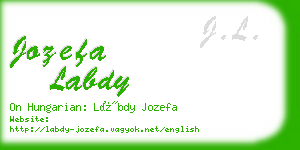 jozefa labdy business card